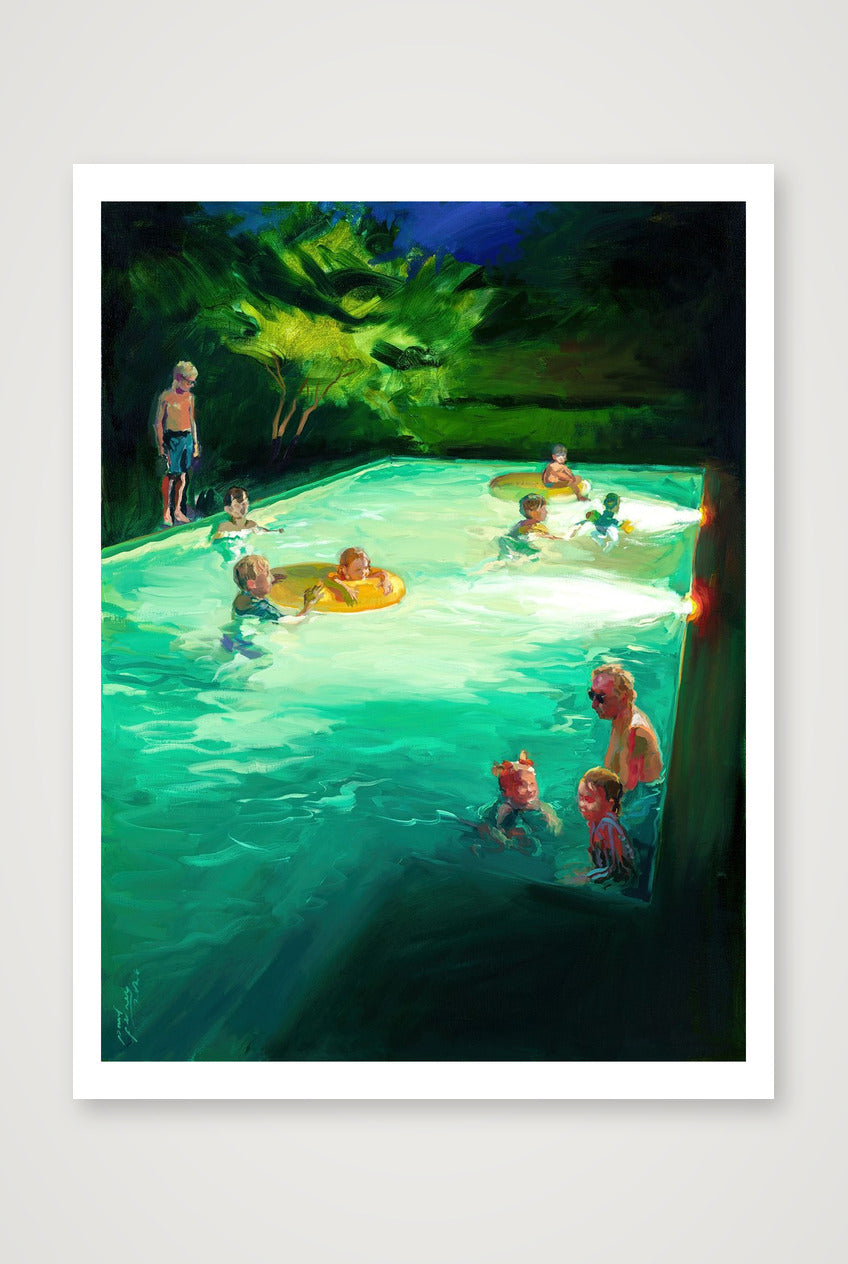 Stone_Night Swimming_AdobeRGB1998 — 60×80cm, 24×31" Print only